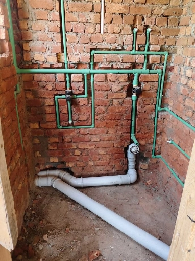 bathroom plumbing